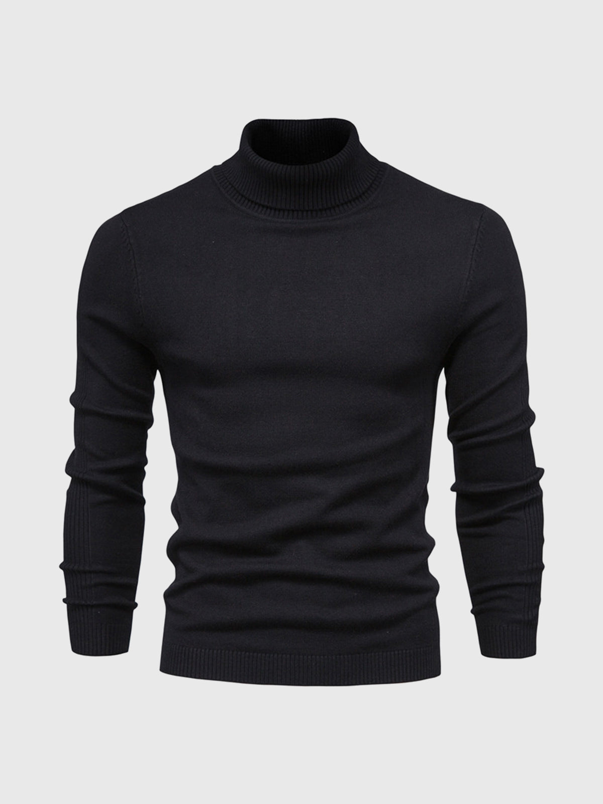 Herren Rollkragenpullover Waschbar Weich