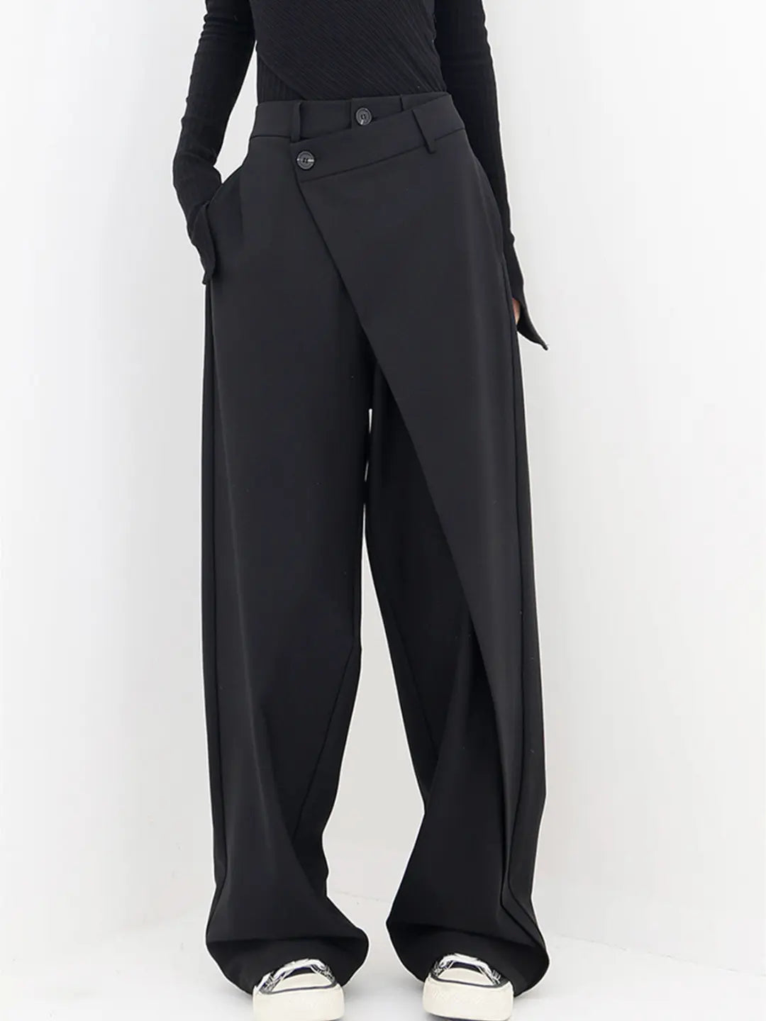 Asymmetrische Damen Hose Trendy Elegant - BerlinGlamour