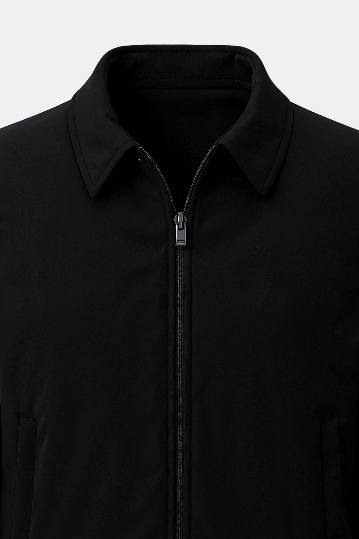 Herrenjacke Schwarz Elegante Slim Fit