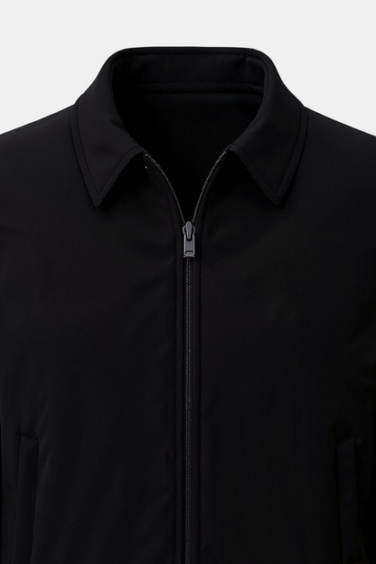 Herrenjacke Schwarz Elegante Slim Fit