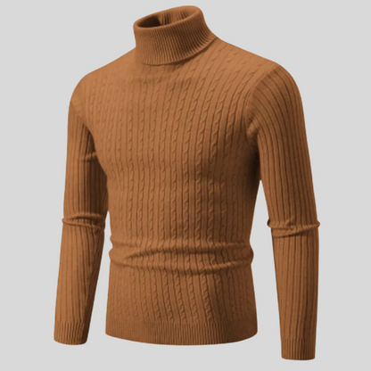 Stilvoller Rollkragenpullover Modern Warm