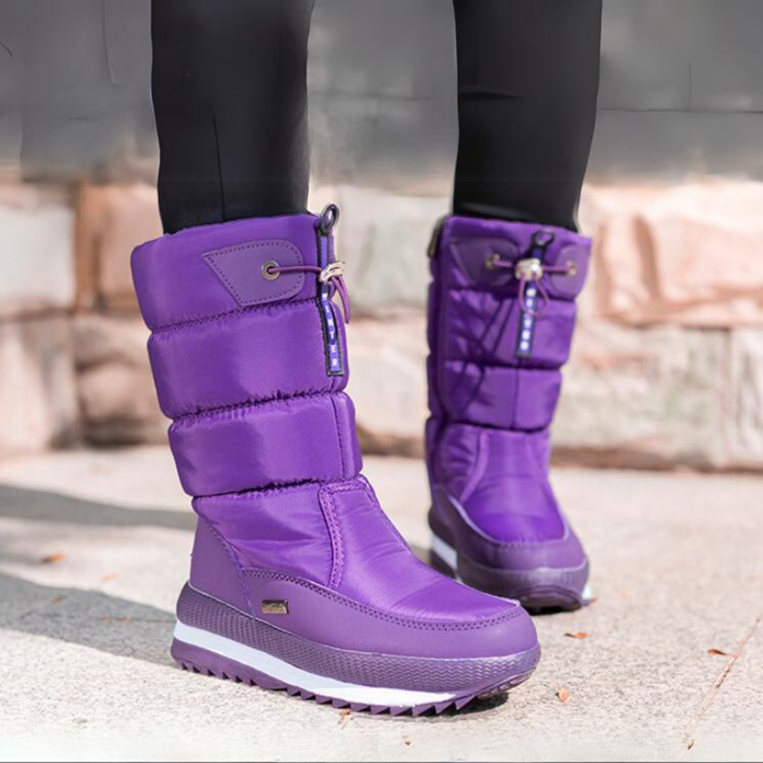 Wasserdichte Stiefel Damen Rutschfest Winterstiefel