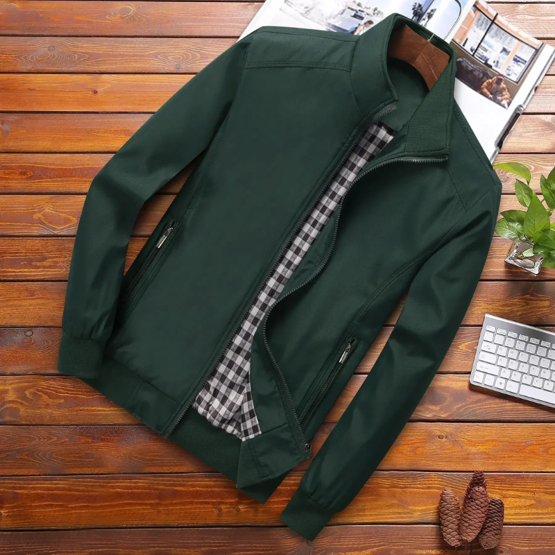 Herren Sommerjacke Winddicht Stilvoll Slim Fit