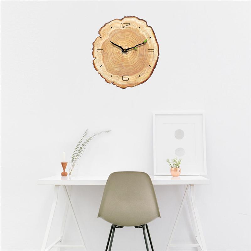 Holz Wanduhr Jahresringe Dekorativ Berlin