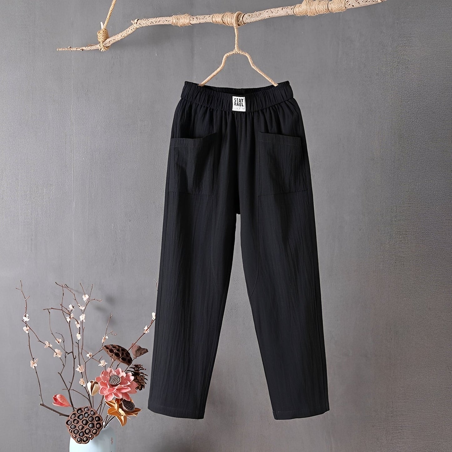 Bequeme Damen Freizeithose Elastisch Komfortabel