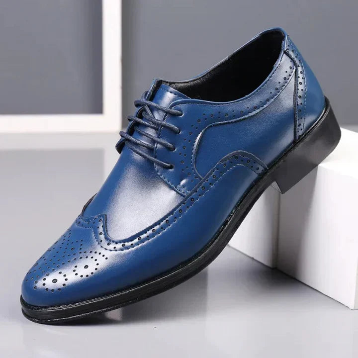 Herren Business Schuhe Oxford Anzug Schuhe Elegant Schwarz