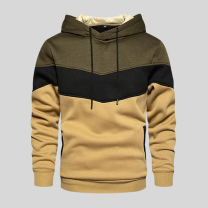 Patchwork Pullover Herren Baumwolle Modern