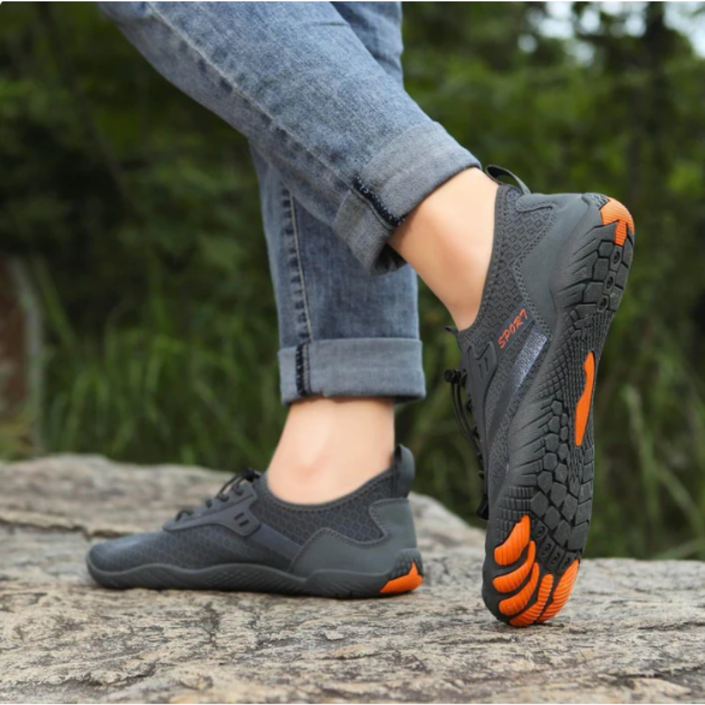 Bequeme Barfußschuhe für Frauen Natürlich Lederschuhe