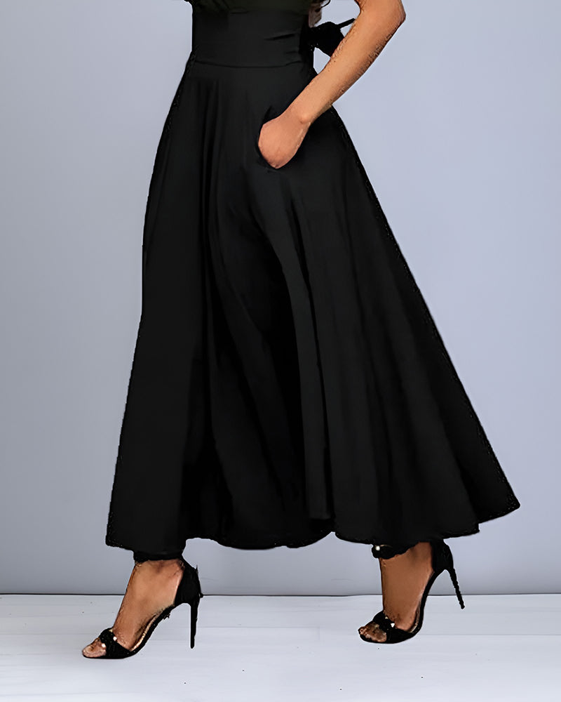 Schöner Frauenringelrock Elegant Lang - BerlinGlamour