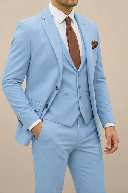 Herren Anzug Set 3-teilig Modern Frühlingskollektion