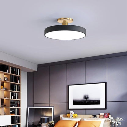 LED Deckenleuchte Modern Gold Mit Dimmfunktion