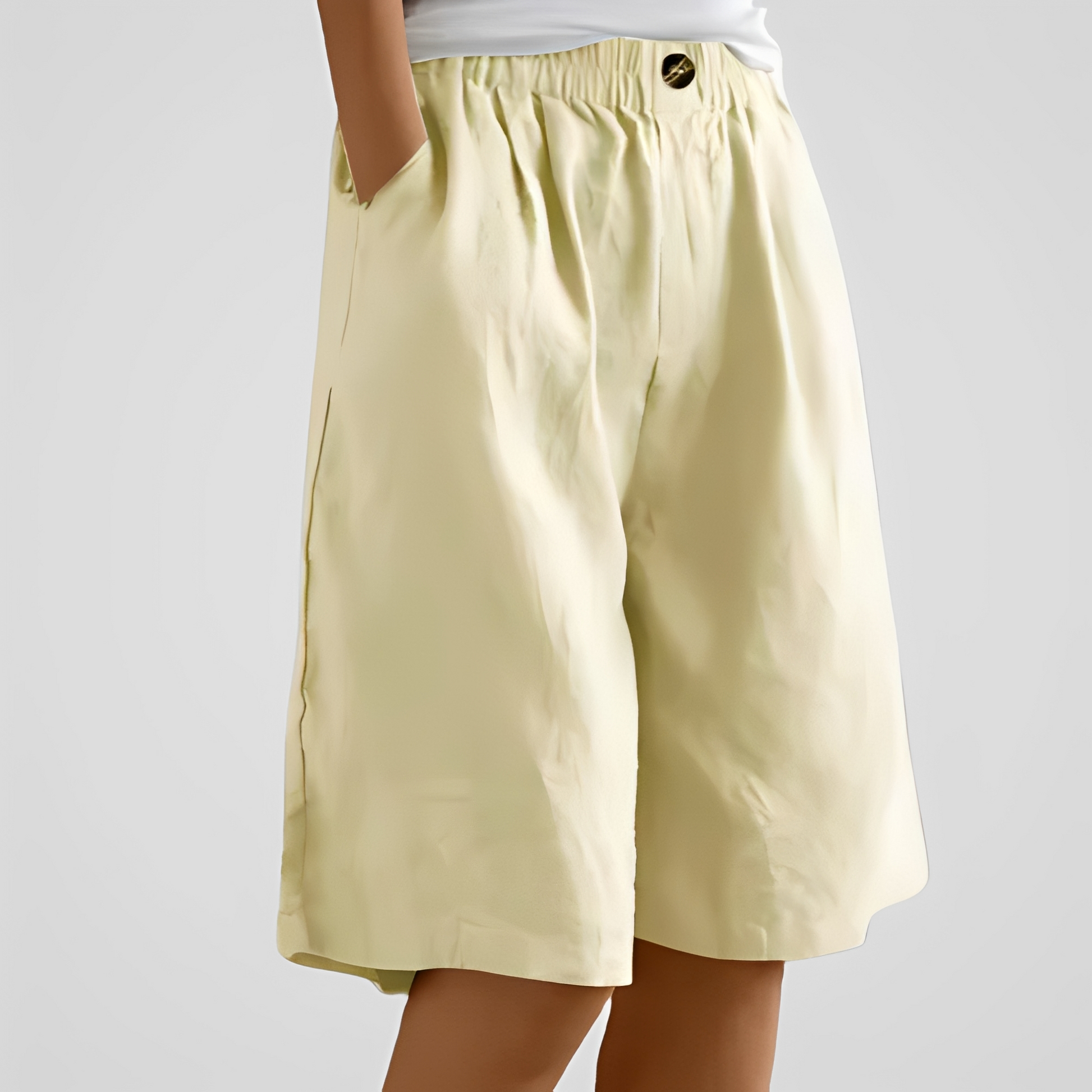 Damen Sommerhose Weit Bequem Trendy - BerlinGlamour
