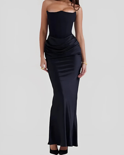 Hochzeitskleid Damen Maxikleid Elegant Lang