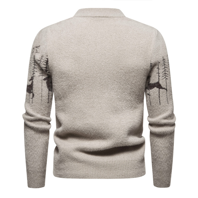 Weihnachtspullover Herren Warm Modern Christmas
