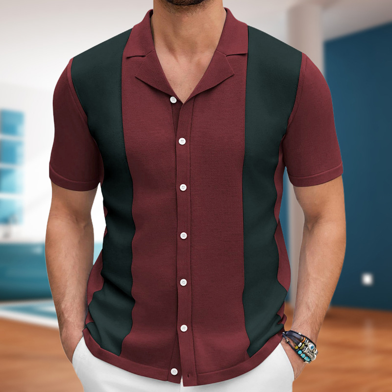Herren Freizeithemd Baumwolle Elegant Bequem