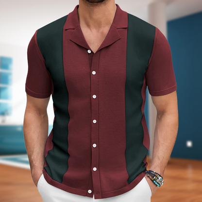 Herren Freizeithemd Baumwolle Elegant Bequem