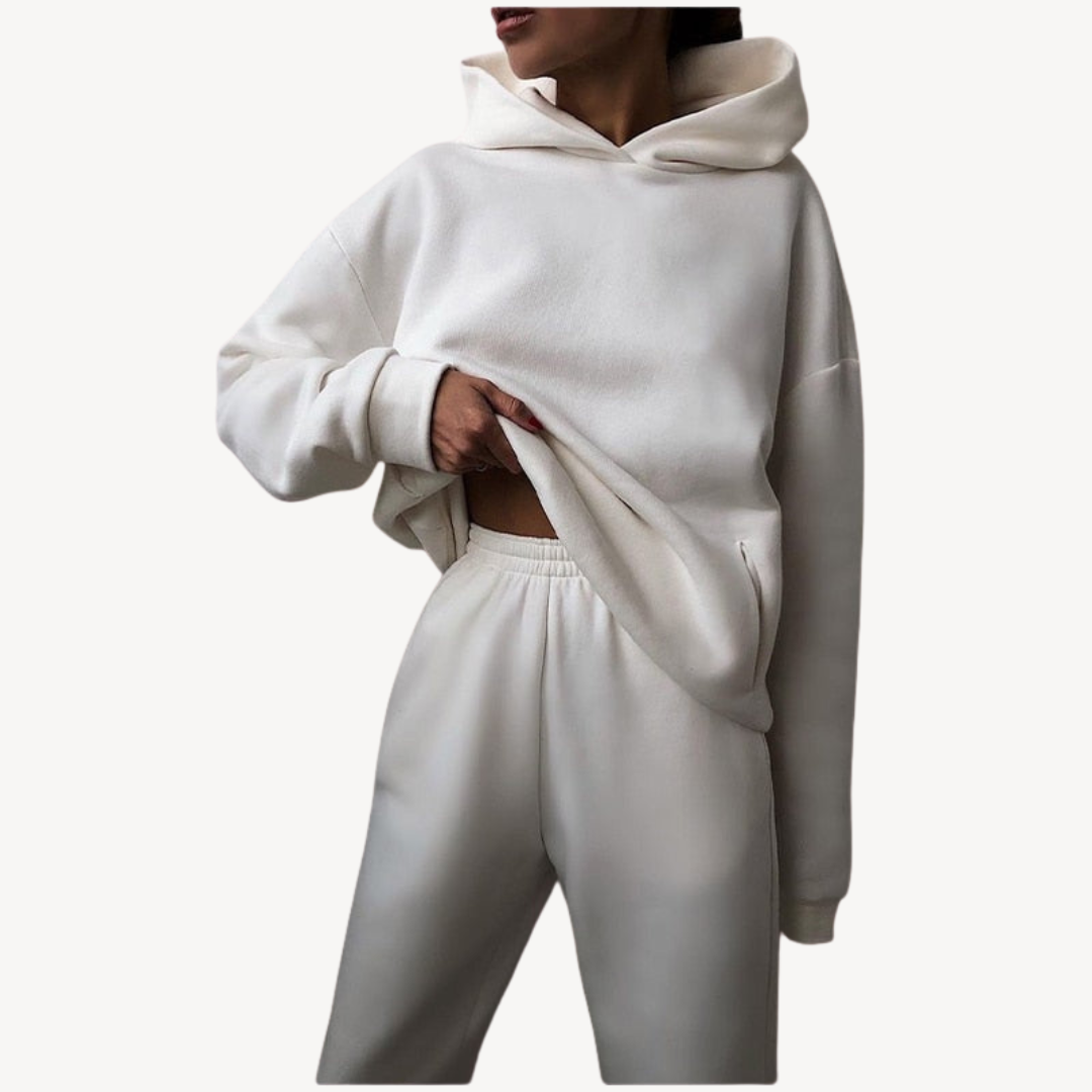 Damen Hoodie Set Jogginghose Comfort Sportlich