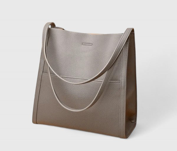 Damen Schultertasche Einfach Minimalistisch Schwarz