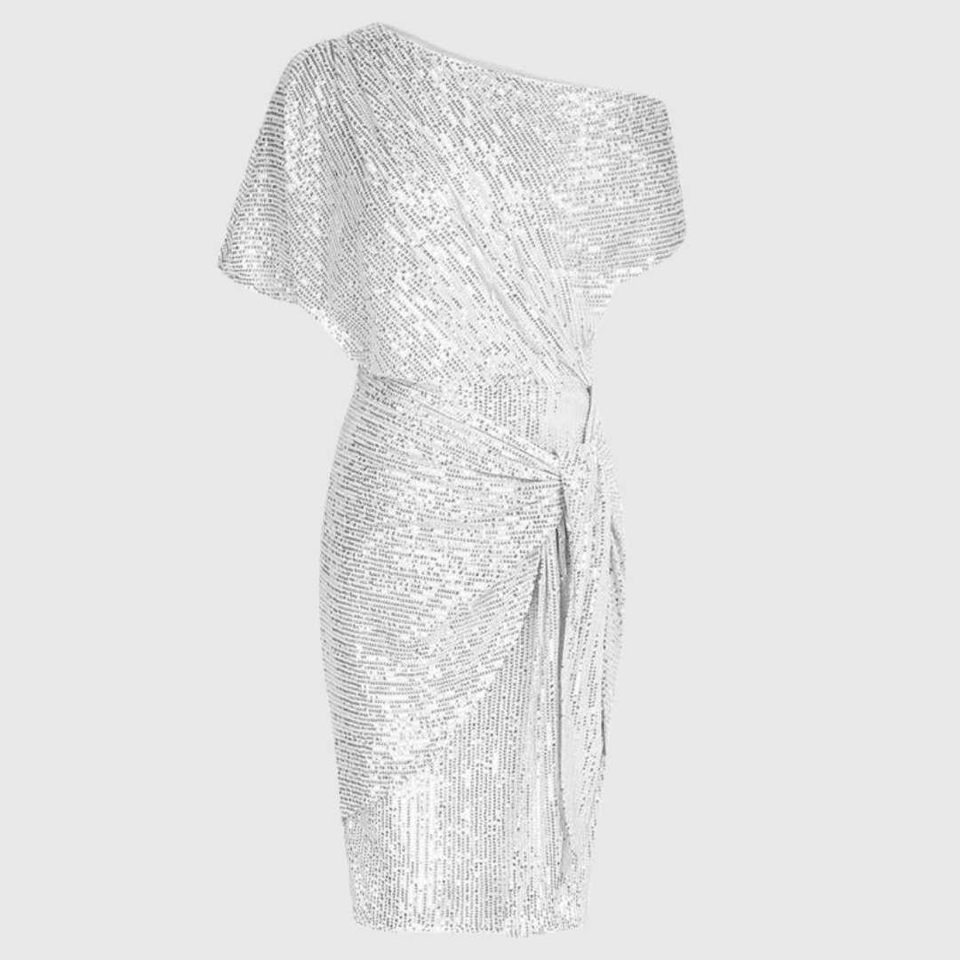 Kleid mit Pailletten Bodycon Chic Abendkleid Glitzernd