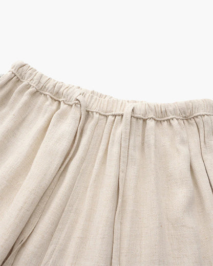 Herren Leinenhose Slim Fit Leicht Sommer Beige