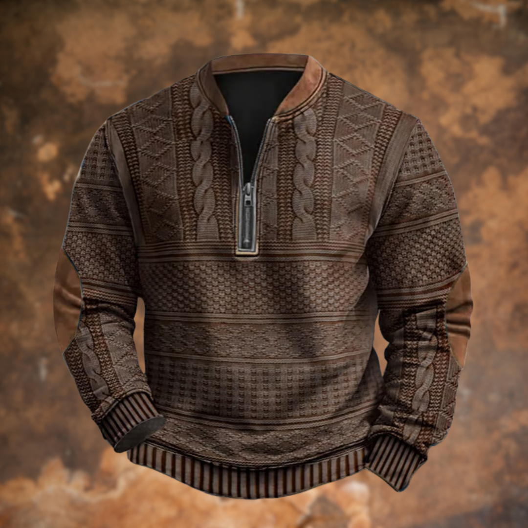 Herren Winterjacke Klassisch Fellgefüttert Reißverschluss