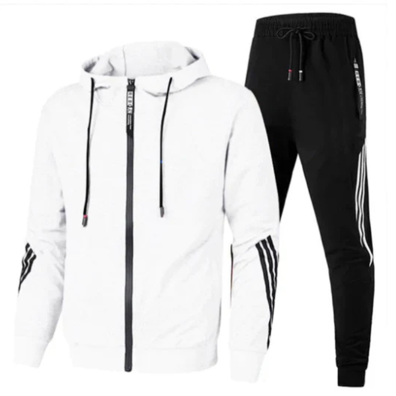 Herren Streetwear Hoodie Set Modern Sportlich