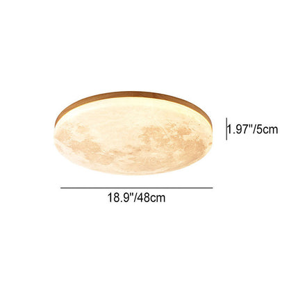 Mondlampe LED Deckenleuchte Weich Dimmbar Modern