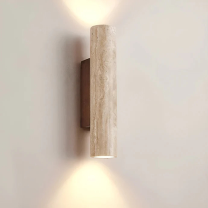Marmor LED Wandleuchte Modern Wabi Sabi Design