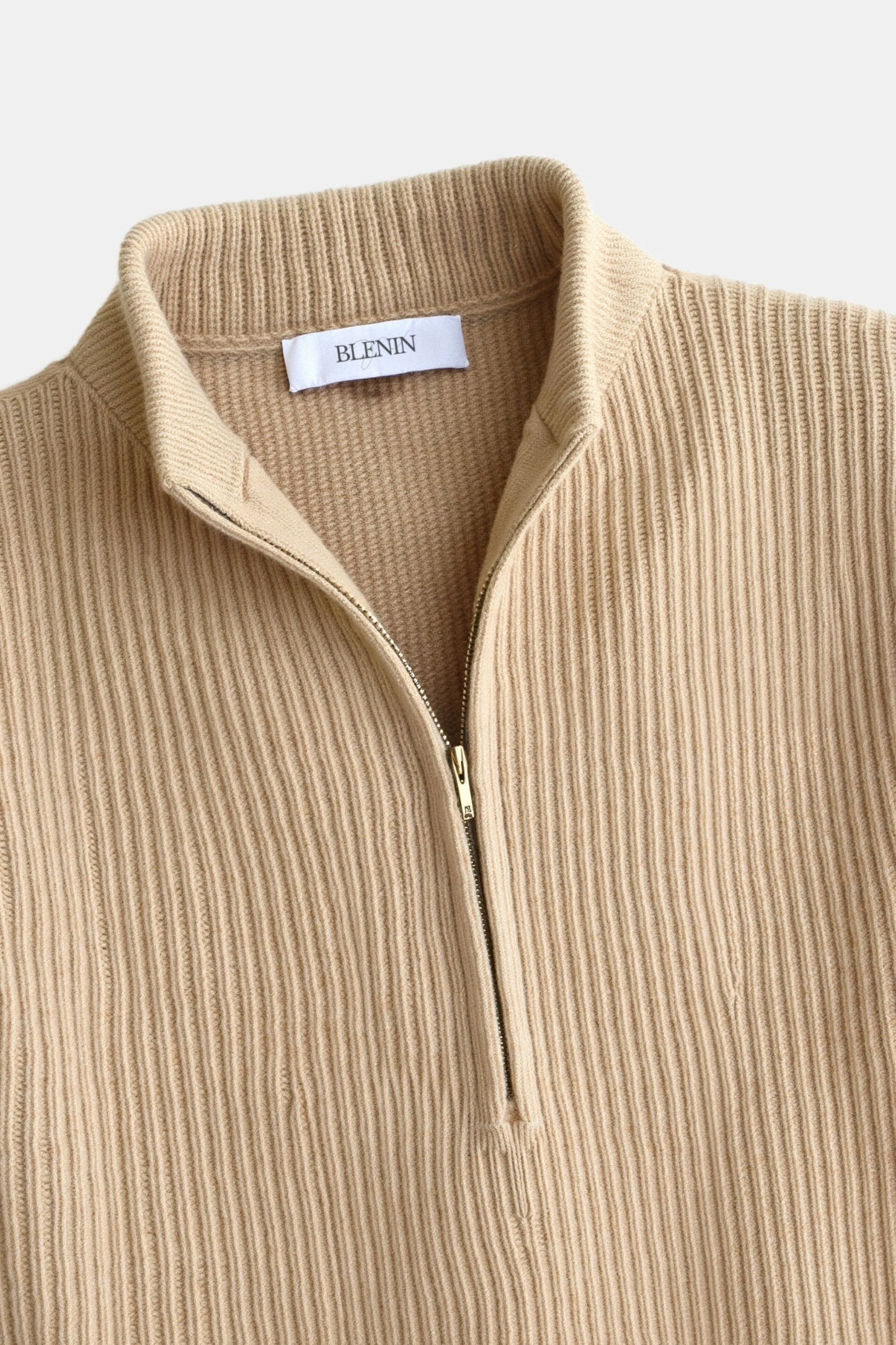 Strickpullover Reißverschluss Zeitlose Komfortmode