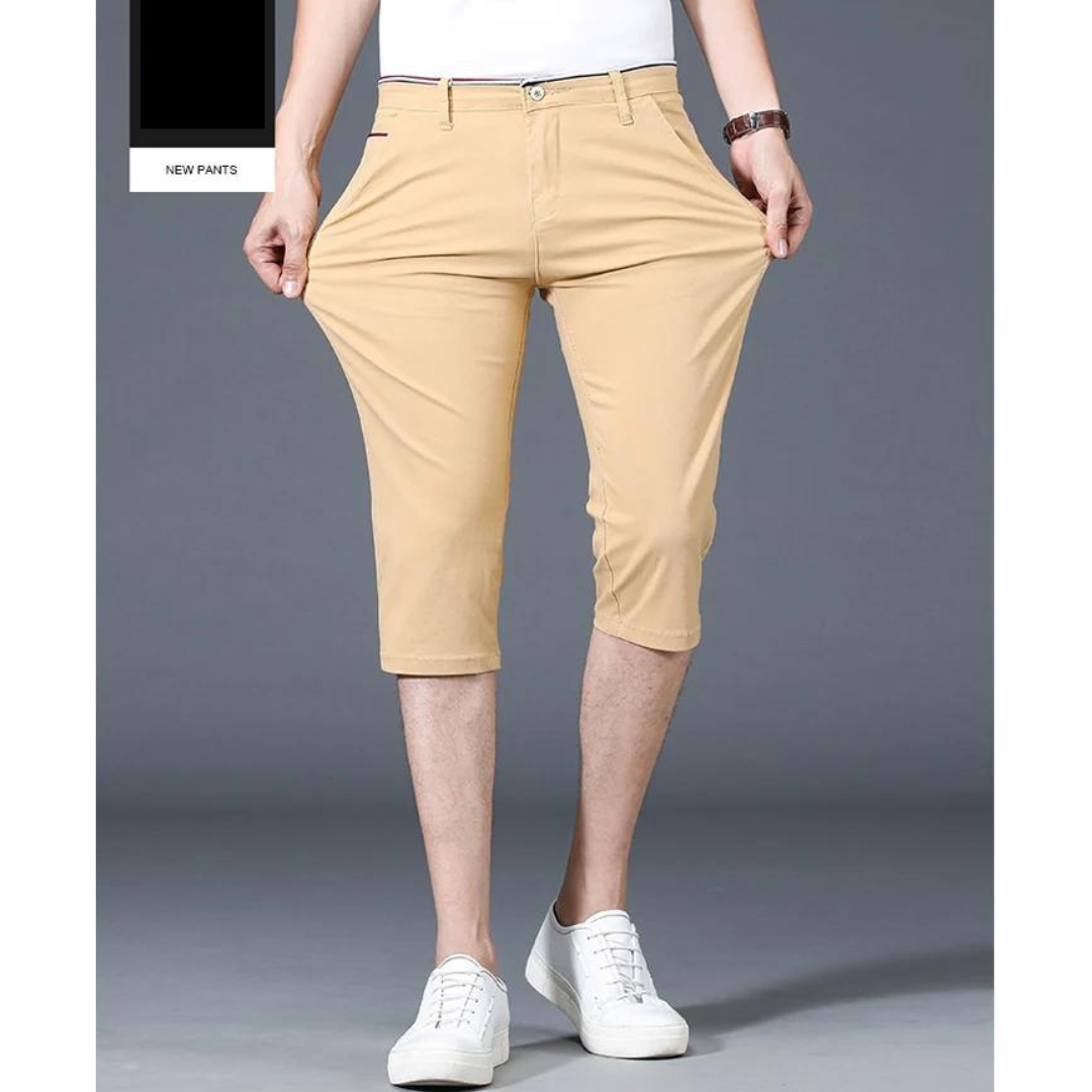 Herren 3/4 Shorts Sommer Leicht Freizeit