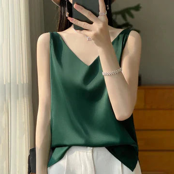 Damen Oberteil Ärmellos Sommer Top