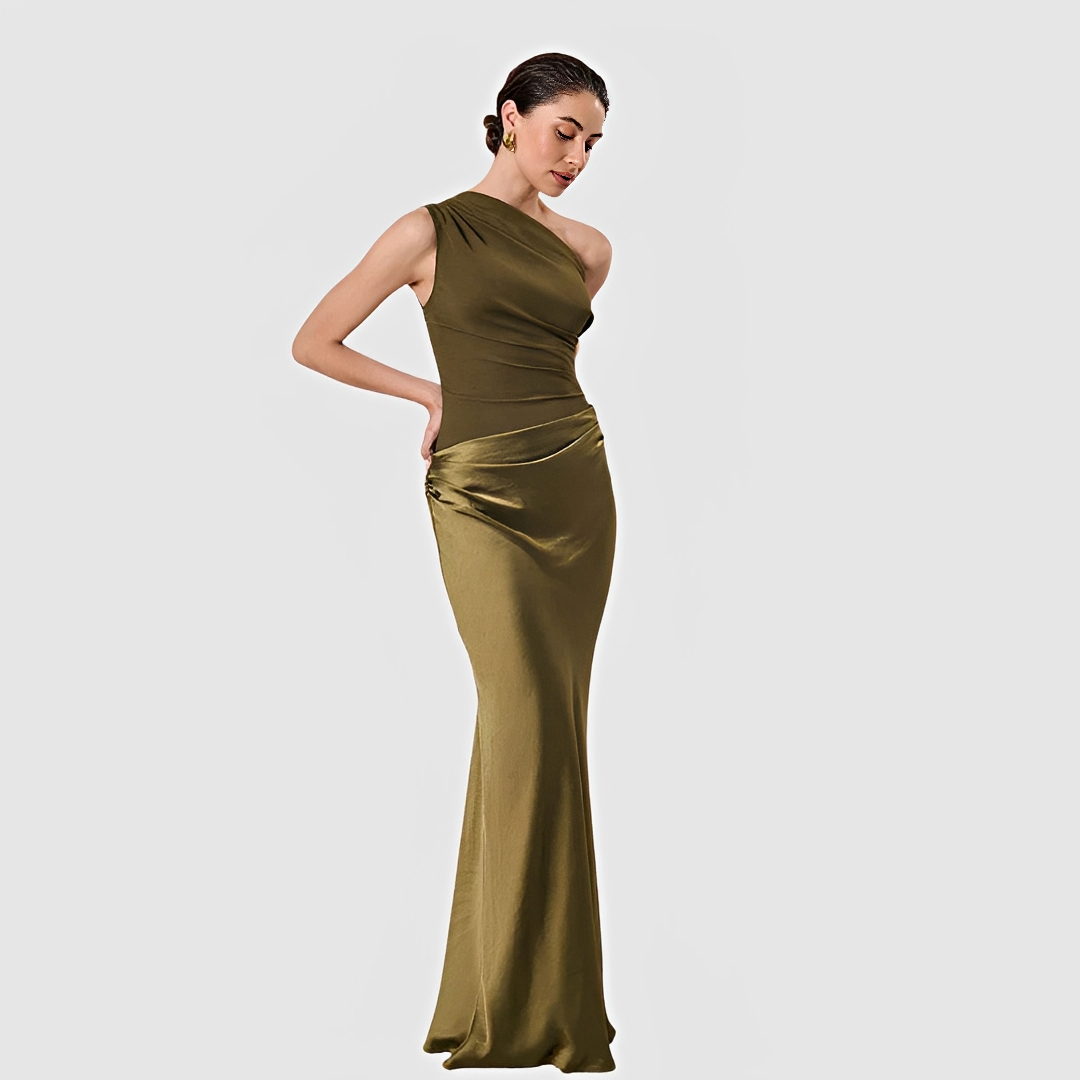 Elegantes Damenkleid Asymmetrisch Modern