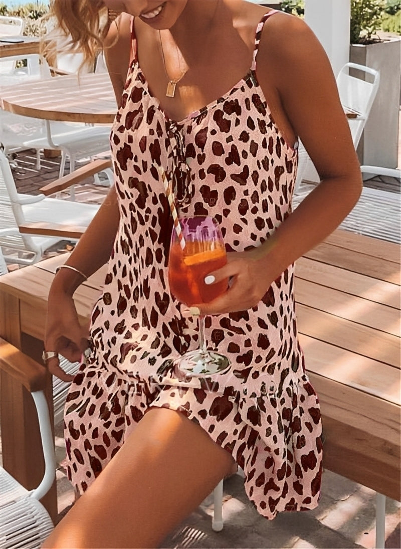 Damenkleid Freizeitkleid mit Blumenprint Bequem - BerlinGlamour