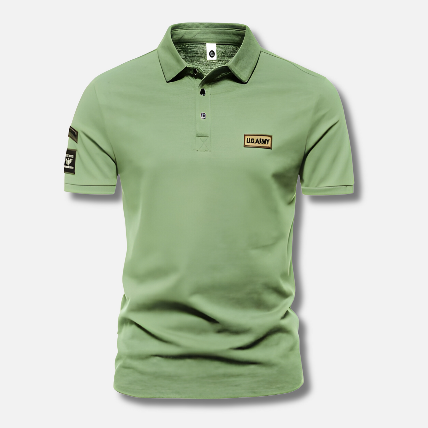 Herren Poloshirt Militärstil Robust Undurchsichtig