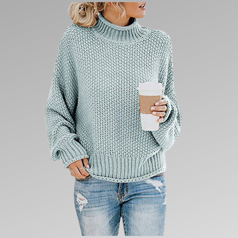 Damen Strickpullover Locker Warm Winter