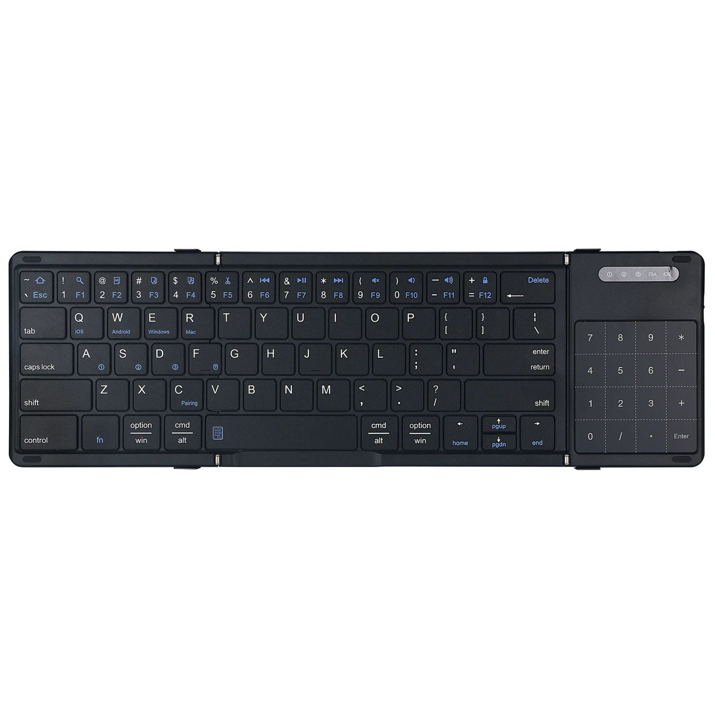 Bluetooth Tastatur Kabellos Tragbar Slim Foldable - BerlinGlamour
