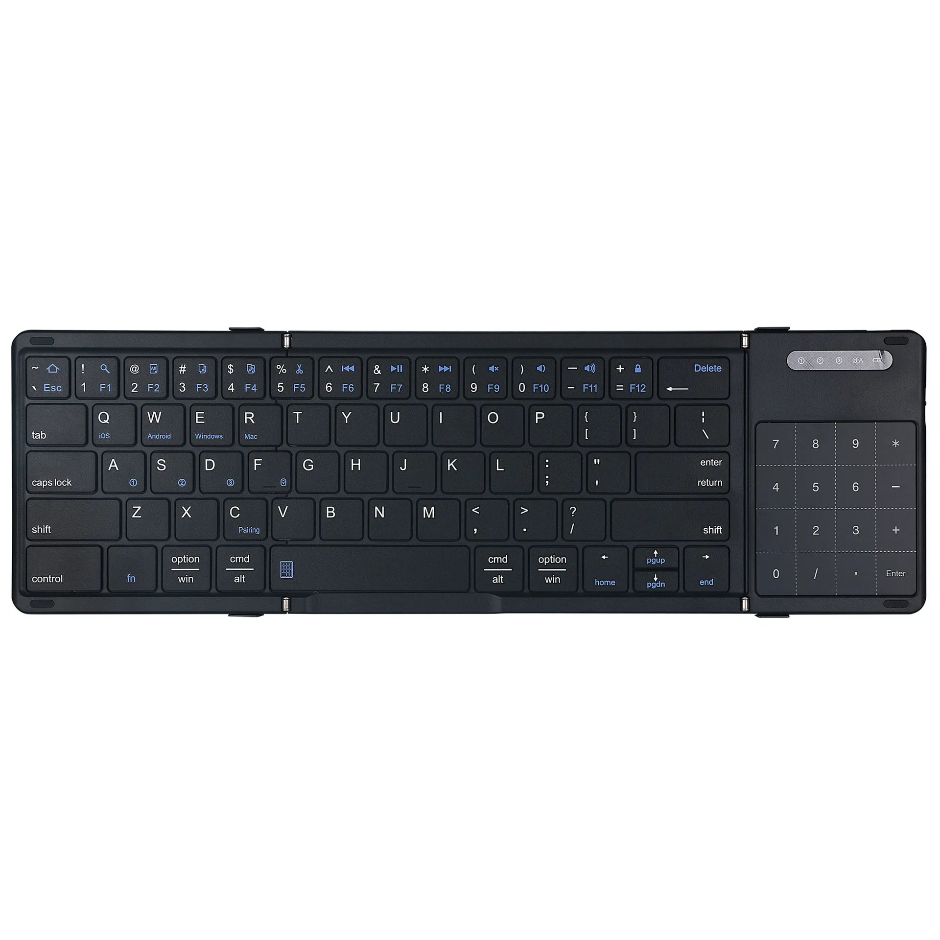 Bluetooth Tastatur Kabellos Tragbar Slim Foldable - BerlinGlamour