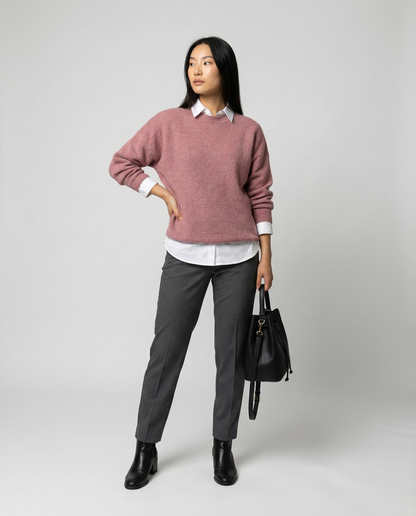 Kaschmirpullover Damen Weich Luxus Qualität