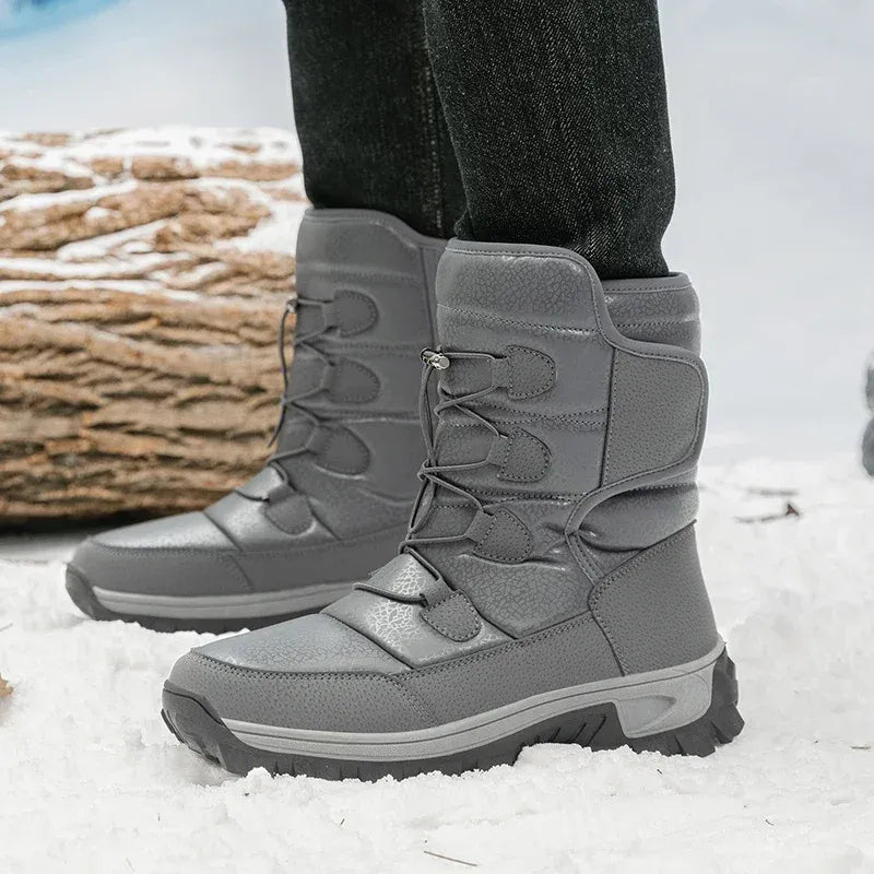 Wasserdichte Schneestiefel Warm Plüsch Winterstiefel Frauen