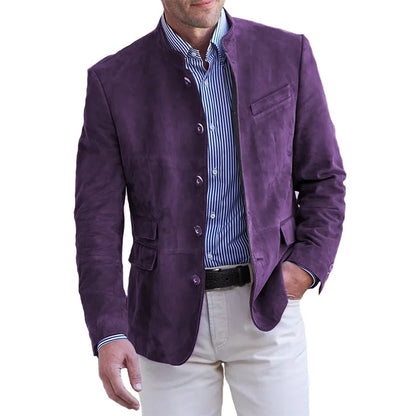 Männer Jacke Klassisch Button Down Elegante