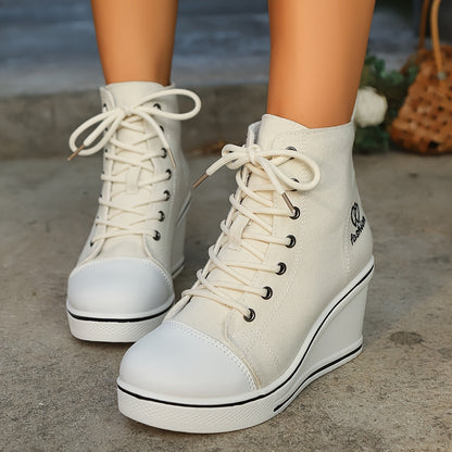 Stiefeletten Damen Einfach Liebesmotiv Sneaker