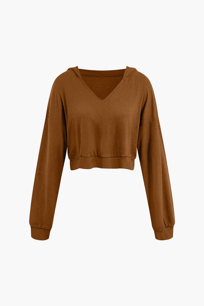 Lässiges Zweiteiler Set Hoodie Midi Kleid Damen
