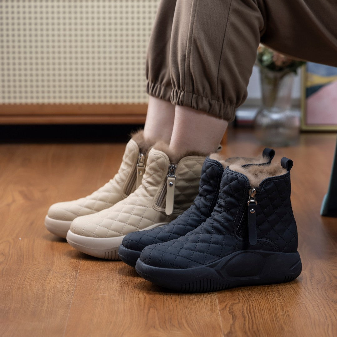 Stylische Damen Winterstiefel Schneeboots Warm - BerlinGlamour