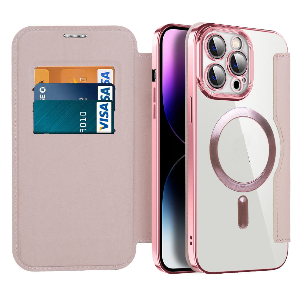 Handy Schutzhülle Flip Case Magnetisch mit Standfunktion