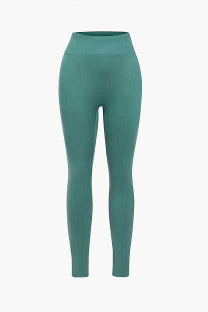Sportliches Zweiteiler Set Cropped Jacke Leggings