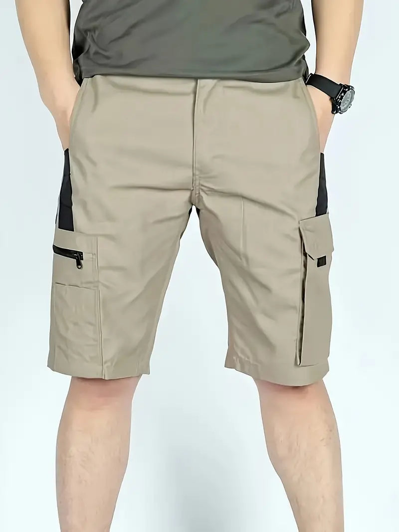 Herren Shorts Cargo Freizeit Shorts mit vielen Taschen