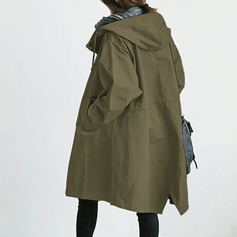 Wasserdichte Jacke Mit Kapuze Damen Stadtjacke