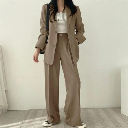 Damen Anzug Set Maßgeschneidert Langblazer Elegant