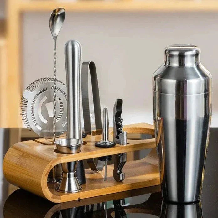 Metallisches Bar-Set Modern Elegantes Cocktail Zubehör - BerlinGlamour