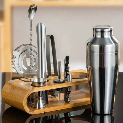 Metallisches Bar-Set Modern Elegantes Cocktail Zubehör - BerlinGlamour